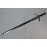 A replica broadsword with 84 cm double-edged blade