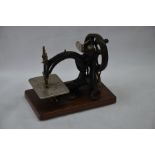 A Willcox & Gibbs 1893 patent sewing machine