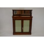 A Victorian rosewood side cabinet