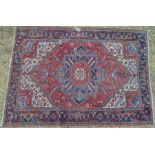 Persian Heriz small carpet