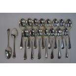 Old English Pattern silver table spoons
