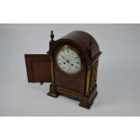 A gilt-metal mounted mahogany bracket clock