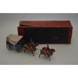 A W Britain die-cast covered wagon