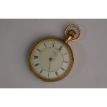 A 10ct American Watch Co lady's fob watch