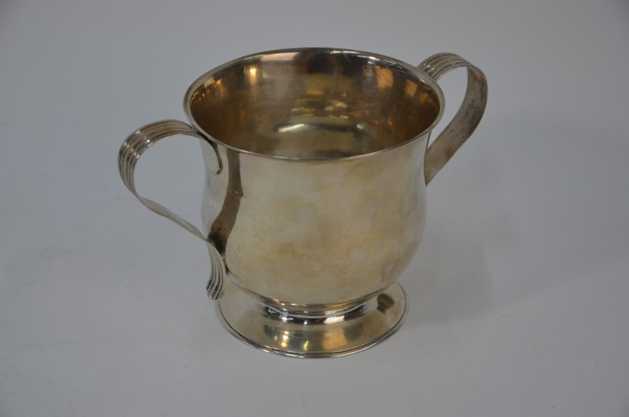 George II silver porringer London 1731