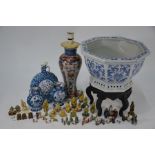 A collection of Asian ceramics
