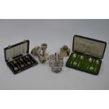 Victorian and later silver items