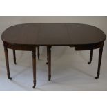 A George III mahogany dining table