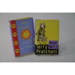 Two US 1st edition Terry Pratchett books