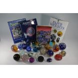 Large collection of paperweights