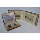 An interesting late Victorian album of tinted photographs