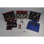 Two Royal Mint UK Deluxe Proof Coin Collections and other sets