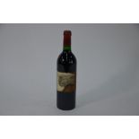 A single bottle of 1981 Chateau Lafitte-Rothschild