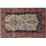 A good antique Persian Kashan rug