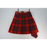 A gentleman's Scottish wool kilt