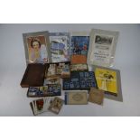 A quantity of cigarette cards