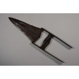 A 19th century Indian steel katar punch-dagger
