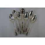A matched set of Kings pattern table spoons