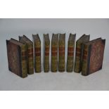 Nine volumes by Charles Dickens