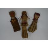 WITHDRAWN Four Peruvian Chancay dolls