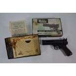 A Webley & Scott 'Senior' .22 air pistol