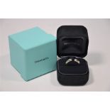 Tiffany & Co diamond set 18ct white gold ring