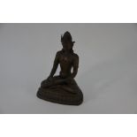A 19th Tibetan bronze figure of a Bodhisattva, possibly an emanation of Avalokiteshvara