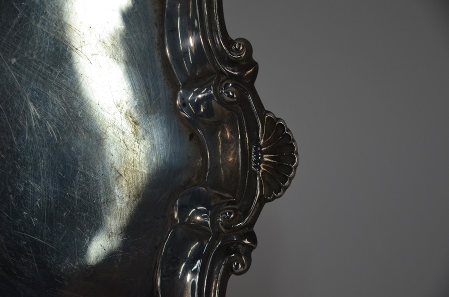 George III silver salver, London 1765 - Image 3 of 5