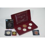 Collection of Commonwealth and other coins and medallions