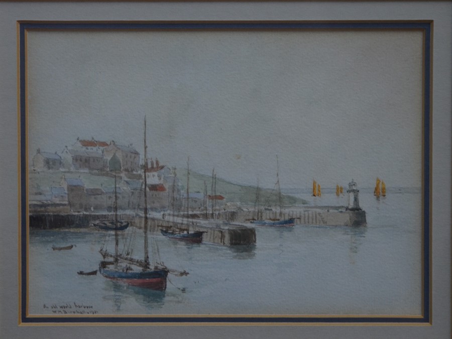 William Minshall Birchall (1884-1941) harbour view - Image 2 of 4