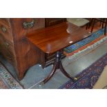 A Regency style mahogany occasional table