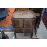 Mahogany chest commode