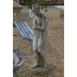 A weathered cast stone garden figure 'Venus Italica'