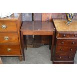 A 19th century mahogany side table