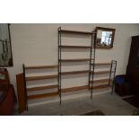 A 1960s/70s modular teak Ladderax style wall unit