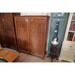 A 19th century mahogany hall cupboard