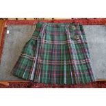 A gentleman's Scottish wool kilt