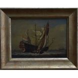 Dutch School - Merchant ships