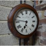 Maple & Co. single fusee wall clock a/f