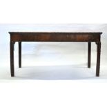 A George III mahogany carving / side table