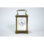 Drew & Sons, London, a 19th century brass carriage clock