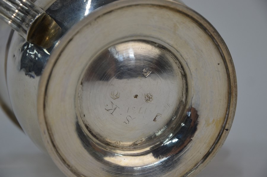 George II silver porringer London 1731 - Image 4 of 11