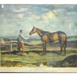 Three equestrian prints