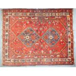 An old Persian Shiraz rug