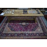 An old Persian Meshed carpet