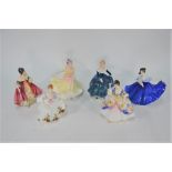 Six Royal Doulton figures