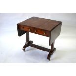 A Regency rosewood sofa table