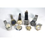Various gentleman's wristwatches