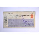 A Titanic Relief Fund cheque