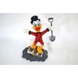 A Disney plastic figure, Scrooge McDuck